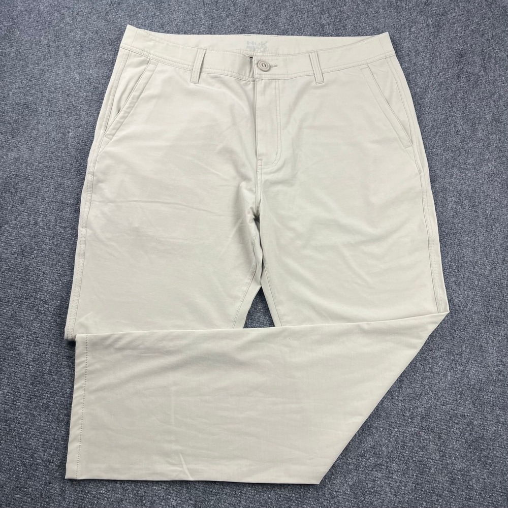 Huk Performance Fishing Mens Size 36 Khaki Stretch Utility Pants Tan Outdoor